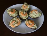 Aguacates Rellenos con gambas