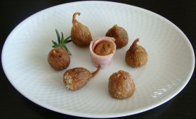 HIGOS RELLENOS DE PANCETA Y ALMENDRAS