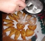 Espolvoreado con azúcar glass