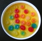 gelatina con pastillas de goma