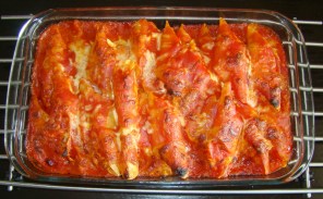 MACARRONES RELLENOS DE SALMÓN (2)