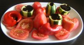 Ensalada de tomates pera