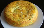 TORTILLA DE  ARVEJAS, ZANAHORIAS PAPAS GUISADAS. 1