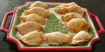 TRCHAS DE CALABAZA Y ALMENDRAS DE NAVIDAD