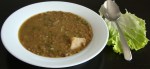 POTAJE DE LENTEJAS Y LECHUGA