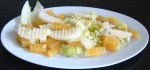 ENSALADA DE PERA Y DULCE DE BATATA