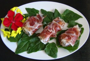 SARDINAS ENVUELTAS EN JAMÓN SERRANO