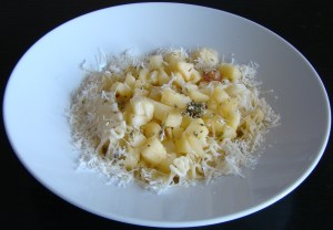 PASTA CON MANZANA VERDE