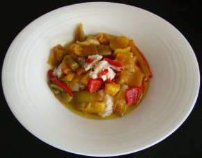 BACALAO CON PIMIENTOS ASADOS