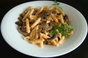 MACARRONES CON CHAMPIÑONES 1