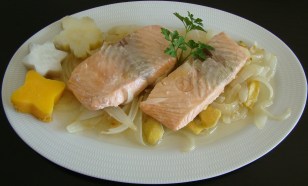 SALMÓN CON JENGUIBRE