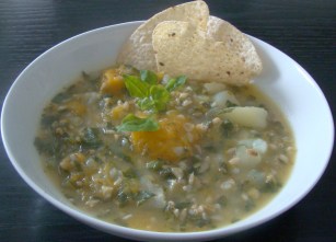 POTAJE DE CEBADA CON VERDURAS