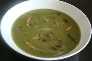 PURE DE ESPINACAS CON SETAS