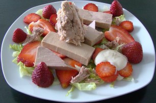 ENSALADA CON FRESAS