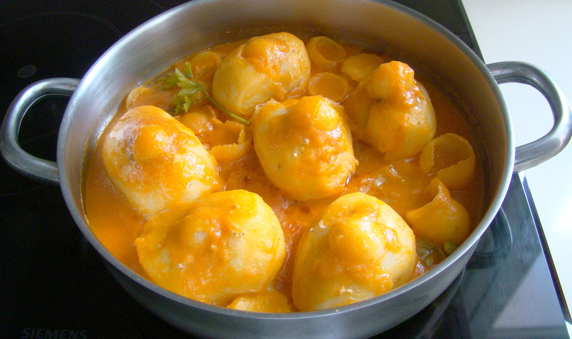 PAPAS RELLENA CON JAMÓN