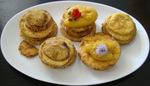 BERENJENAS Y BUBANGO FRITO