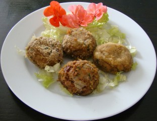 champiÑones con geranios