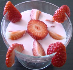YOGUR CON FRESAS