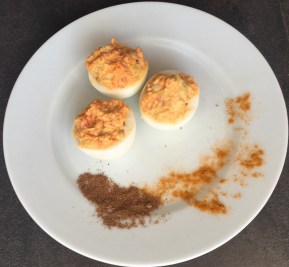 HUEVOS RELLENOS HORTALIZAS