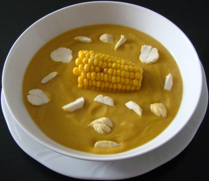 CREMA DE CALABAZA CON CASTAÑAS