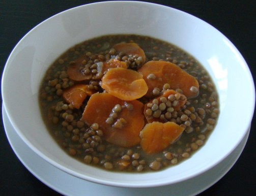 LENTEJAS COMPUESTAS CON ZANAHORIA