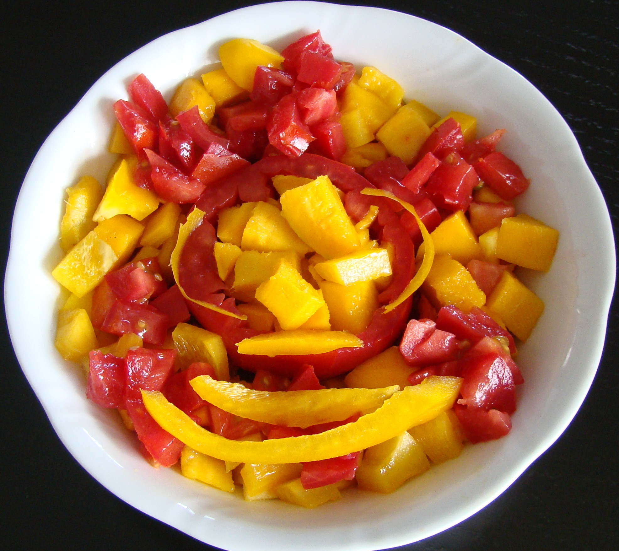 ENSALADA DE HORTALIZAS Y FRUTA