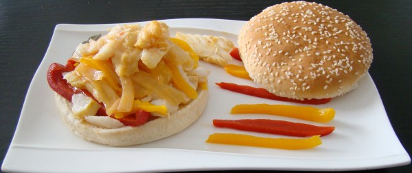 HAMBURGUESA DE BACALAO
