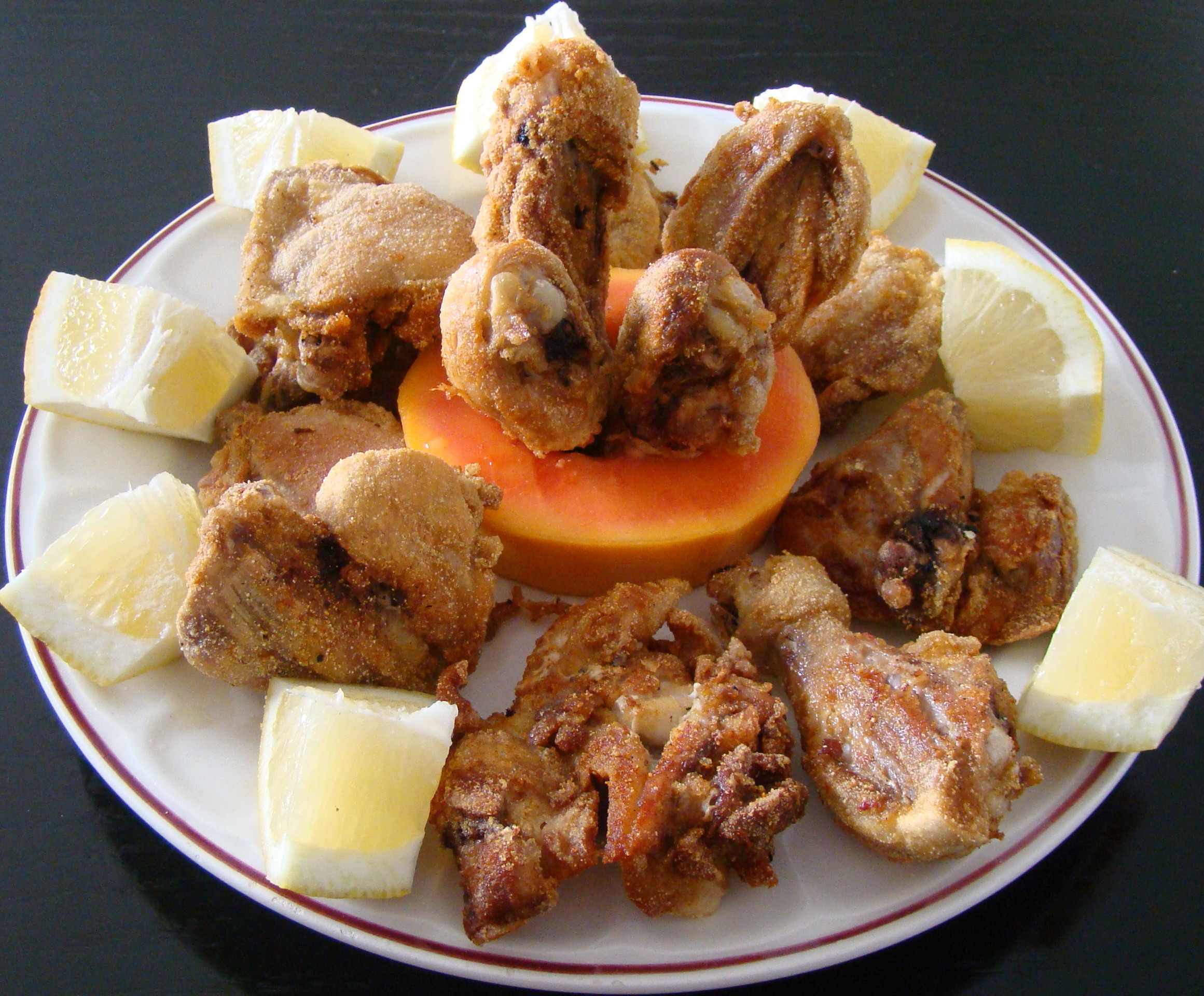 POLLO FRITO (CON HARINA DE MILLO)